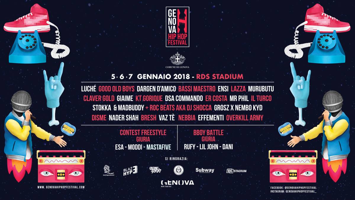 Photo of Genova Hip Hop Festival 2018: manifesto e rinascita dell’Hip Hop italiano